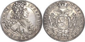 Habsburg
Josef I. 1705-1711 Taler 1709, GE-Prag Münzmeister Greger Ederer Voglhuber 249/III Davenport 1026 Dietiker 949 Seltenes und attraktives Exem...