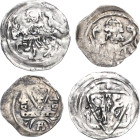 Brandenburg, Markgrafschaft
Johann I. und Otto III. und ihre Nachfolger um 1265-1293 Denar. Markgraf reitet mit Vogel nach links / Wappen zwischen zw...