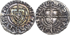 Deutscher Orden
Paul von Rußdorf 1422-1441 Schilling o.J. Thorn Hochmeisterschild auf Langkreuz, MAGS-T:PA-VLVS-PRIM / Ordensschild auf Langkreuz, MO...