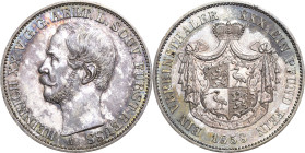 Reuss-Ältere Linie - Obergreiz
Heinrich XX. 1836-1859 Taler 1858, A-Berlin AKS 14 Jaeger 44 Kahnt 400 Davenport 798 Auflagenhöhe: 9500 Exemplare. Sel...