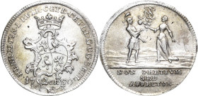 Reuss-Jüngere Linie - Lobenstein
Heinrich II. 1739-1782 Doppelgroschen 1759, ICE-Saalfeld Auf die Verlobung seiner einzigen Tochter, Eleonore Maximil...