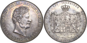 Reuss-Jüngere Linie - Schleiz
Heinrich LXII. 1818-1854 Doppeltaler 1843, A-Berlin 25-jähriges Regierungsjubiläum AKS 35 Jaeger 128 Kahnt 407 Auflagen...