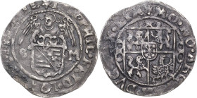 Sachsen-Altenburg 1603-1672
Johann Philipp, Friedrich, Johann Wilhelm, Friedrich Wilhelm II. 1603-1625 Kipper - 24 Kreuzer o.J. SM-Schmölln Slg. Behr...