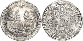 Sachsen-Altenburg 1603-1672
Johann Philipp, Friedrich, Johann Wilhelm, Friedrich Wilhelm II. 1603-1625 Taler 1613, WA-Saalfeld Kernbach 3.2 Schnee 27...