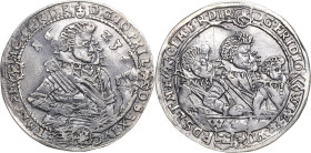 Sachsen-Altenburg 1603-1672
Johann Philipp, Friedrich, Johann Wilhelm, Friedrich Wilhelm II. 1603-1625 1/4 Taler 1623, WA-Saalfeld Kernbach 4.17 Selt...