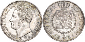 Sachsen-Weimar-Eisenach
Carl Friedrich 1828-1853 Taler 1841, A-Berlin Koppe 625 AKS 21 Jaeger 351 Kahnt 514 Davenport 845 Slg. Seitz 4571 Sehr schön-...