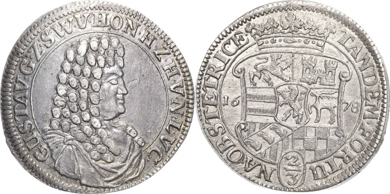 Sayn-Wittgenstein-Hohenstein
Gustav 1657-1701 2/3 Taler 1678, unbestimmte Münzs...