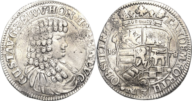 Sayn-Wittgenstein-Hohenstein
Gustav 1657-1701 2/3 Taler 1678, unbestimmte Münzs...