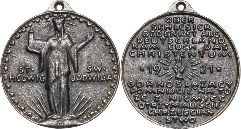 Schlesien
 Eisengussmedaille 1921 (Theodor Gosen) Volksabstimmung in Oberschles...