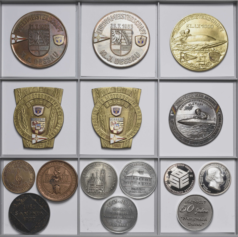 Anhalt
Lot-15 Stück Sammlung von Medaillen und Plaketten des 20. Jhd. Hauptsäch...