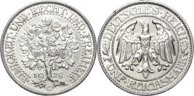 5 Reichsmark 1928 G Eichbaum Jaeger 331 Sehr schön-vorzüglich