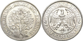 5 Reichsmark 1929 G Eichbaum Jaeger 331 Vorzüglich