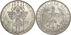 5 Reichsmark 1929 E Meißen Jaeger 339 Fast Prägefrisch