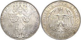 5 Reichsmark 1929 E Meißen Jaeger 339 Sehr schön-vorzüglich