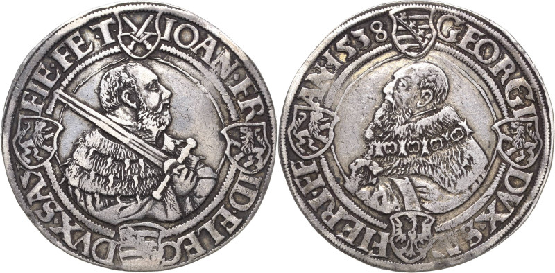 Sachsen-Kurlinie ab 1486 bis 1547 (Ernestiner)
Johann Friedrich und Georg 1534-...