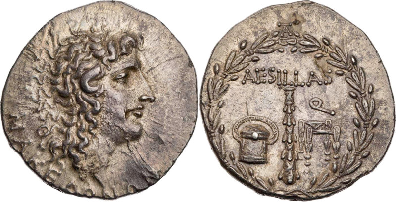 MAKEDONIEN, RÖMISCHES PROTEKTORAT
Aesillas, Quaestor in Pella, ca. 95-65 v. Chr...