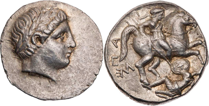 PAIONIEN
Patraos, 335-315 v. Chr. AR-Tetradrachme Astibos oder Damastion(?) Vs....