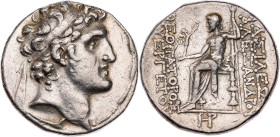 SYRIEN KÖNIGREICH DER SELEUKIDEN
Alexander I. Balas, 152-145 v. Chr. AR-Tetradrachme 150-146 v. Chr. Antiochia am Orontes Vs.: Kopf mit Diadem n. r.,...