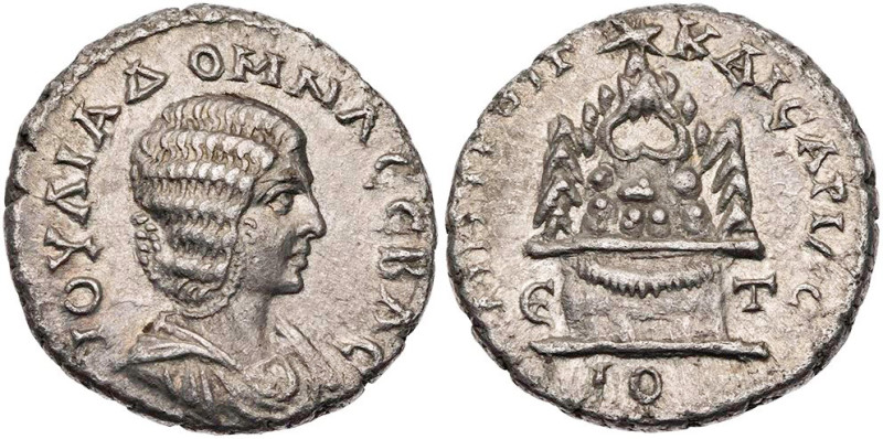 KAPPADOKIEN KAISAREIA / CAESAREA
Iulia Domna, Augusta, 193-217 n. Chr. AR-Didra...