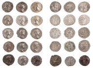 RÖMISCHE KAISERZEIT LOTS
 Denare von Traianus (6), Hadrianus (8) sowie Sabina. 15 Stück meist ss