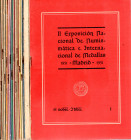 AA.VV. - II Exposicion Nacional de Numismatica e Internacional de Medallas 1951 - Madrid - 1951. 17 fascicoli, opera completa. Pp 465, con tavole colo...