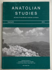 AA.VV. Anatolian Studies: Journal of the British Institute at Ankara (Volume 60, 2010). Brossura ed. pp. 160, ill. in b/n. Ottimo stato.