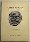 Bank Leu Auktion 48 Antike Munzen Griechen, Romer, Literatur. Zurich 10 Mai 1989. Brossura ed. pp. 102, lotti 689, tavv.27 in b/n, 12 ingrandimenti in...