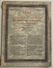 Baranowsky M. Catalogo illustrato delle monete in vendita a prezzi fissi. Milano 1933 seconda parte. Brossura ed. pp. 120, lotti da 2033 a 4358, tavv....