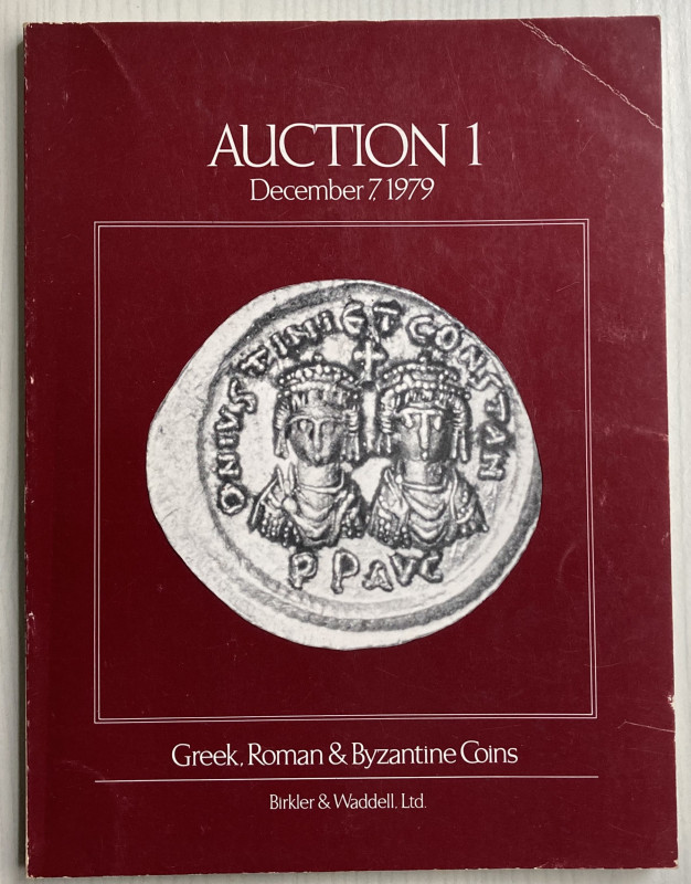 Birkler & Waddell Auction 1 Greek, Roman & Byzantine Coins. New York 07 December...