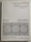Busso Katalog 276 Orientalische Munzen Frankreich. Numismatische Literatur. Frankfurt 24-26 Marz 1971. Brossura ed. pp. 131, lotti da 1001 a 9108, tav...