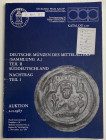 Busso Katalog 319 Deutsche Munzen des Mittelalters (Sammlung A.) Teil II Suddeutschland Nachtrag Teil I. Frankfurt 2 November 1987. Brossura ed. pp. 6...