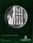 CHRISTIE'S. Roma, 30- Aprile, 1992. Importani monete e medaglie antiche, medioevali e moderne) pp 38, nn. 847, tavv. 18