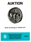 SCHWEIZERISCHER BANKVEREIN. Auktion 2. Zurich, 27- Oktober, 1977. Antike Munzen. Pp 56, nn. 647, tavv. 38, anche con ingrandimenti. ril. ed. ottimo st...