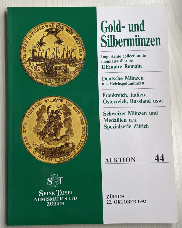 Spink Taisei. Auktion 44. Importante Collection de Monnaies d'or de L' Empire Ro...