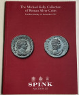 Spink Auction No. 123 The Michael Kelly Collection of Roman Silver Coins. London 18 November 1997. Brossura ed. pp. 68, lotti da 1001 a 1489, tavv. In...
