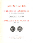 VINCHON J. - Paris, 27 - Fevrier, 1961. Monnaies grecques antiques en or, argent, electrum. Gauloise en or, royale francaise en or. Pp. non num. Nn. 3...