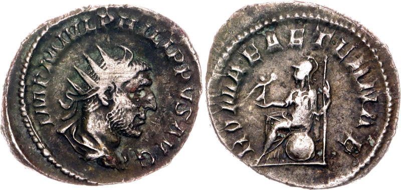 Roman Empire Philip I AR Antoninianus 244 - 247 AD

RIC# 44; Silver 3.89 g; Ph...