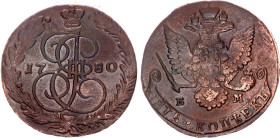 Russia 5 Kopeks 1780 ЕМ