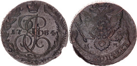 Russia 5 Kopeks 1784 ЕМ