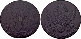 Russia 5 Kopeks 1793 KM NGC MS62 BN