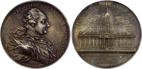 Russia Silver Medal "In Commemoration of the Opening of the Gymnasium in Courland" 1775