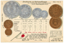 Japan Post Card "Coins of Japan" 1904 - 1912 (ND)