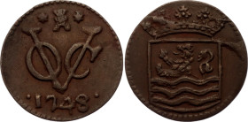 Netherlands East Indies Zeeland 1 Duit 1748