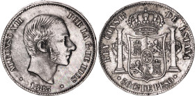 Philippines 50 Centimos 1885