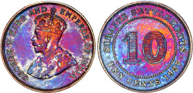 Straits Settlements 10 Cents 1927