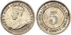 Straits Settlements 5 Cents 1926