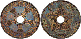 Belgian Congo 10 Centimes 1888
