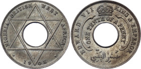 British West Africa 1/10 Penny 1908