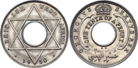 British West Africa 1/10 Penny 1950 KN