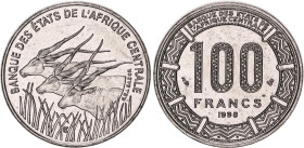 Central African States 100 Francs 1998